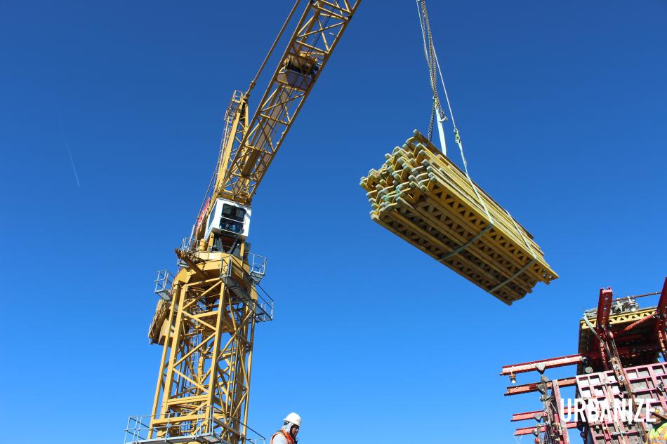 Urbanize tours vertical progress at 160 N. Urbanize Chicago